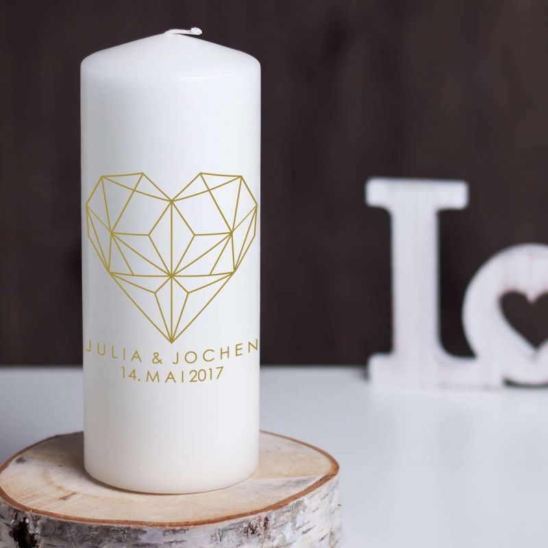 Hochzeitskerze Geometric Nr. 146