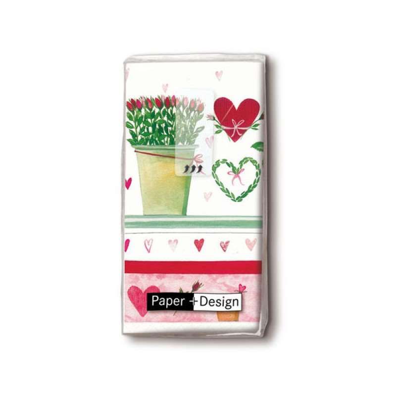 Taschentücher Growing Hearts