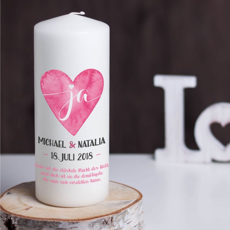 Hochzeitskerze Modena Nr. K10