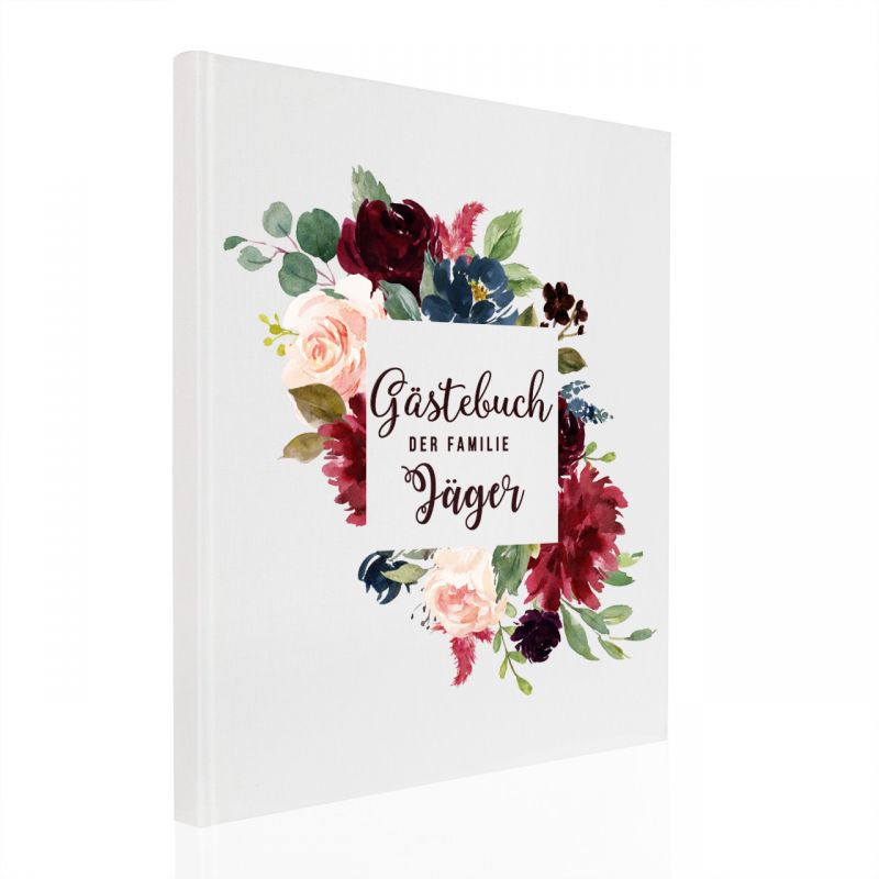 Gästebuch Bouquet Carré