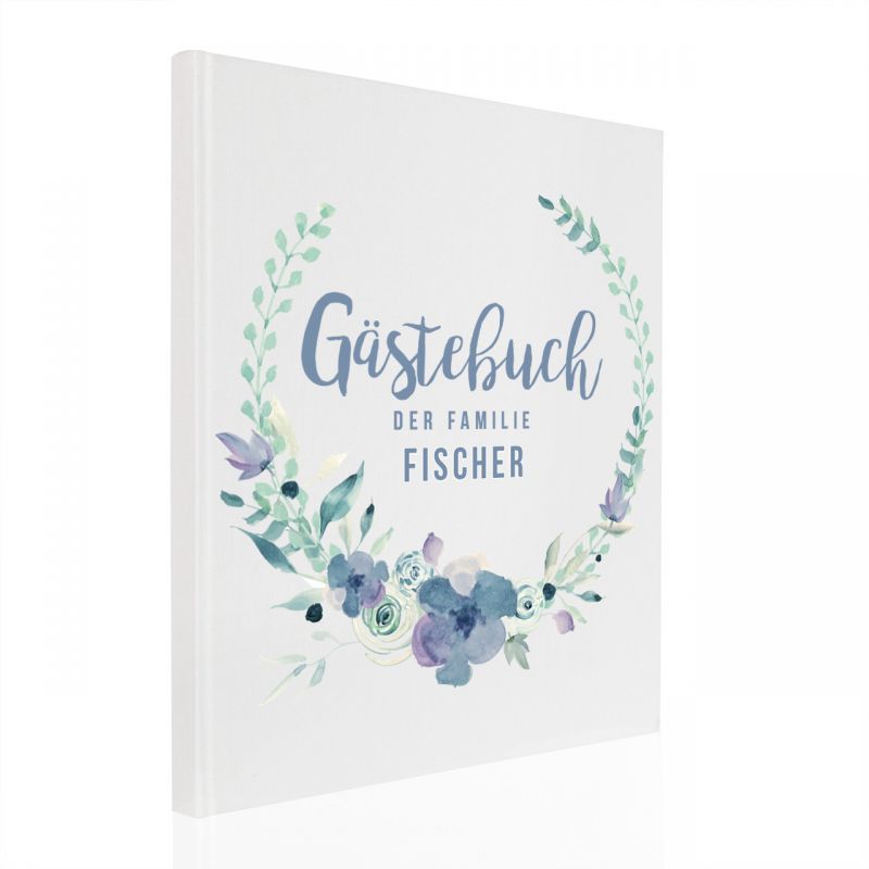 Gästebuch Hochzeit Blue Tatiana