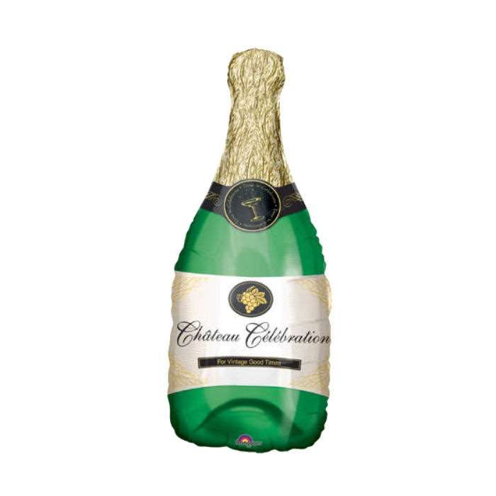 Folienballon Champagner Flasche