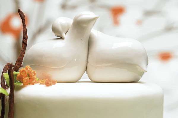 Moderne oder witzige Tortenfiguren für die Hochzeitstorte