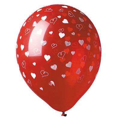 5 Motivballons Herzen
