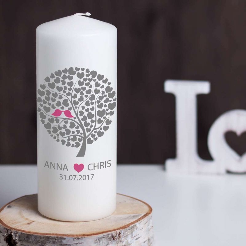 Hochzeitskerze Love Tree