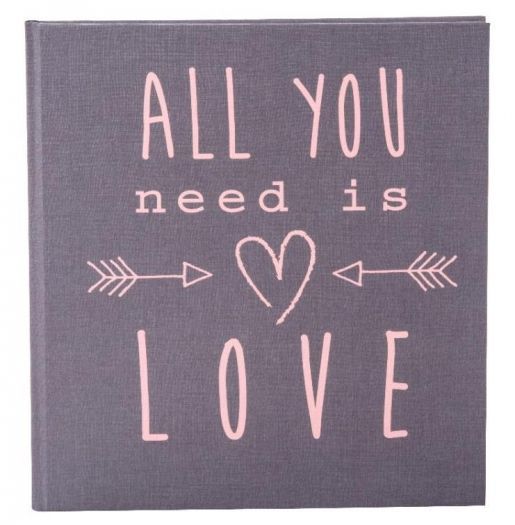 Hochzeitstagebuch Grey All you need is love