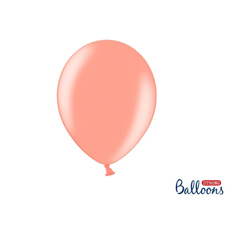 50 Metallic Roségold Luftballons