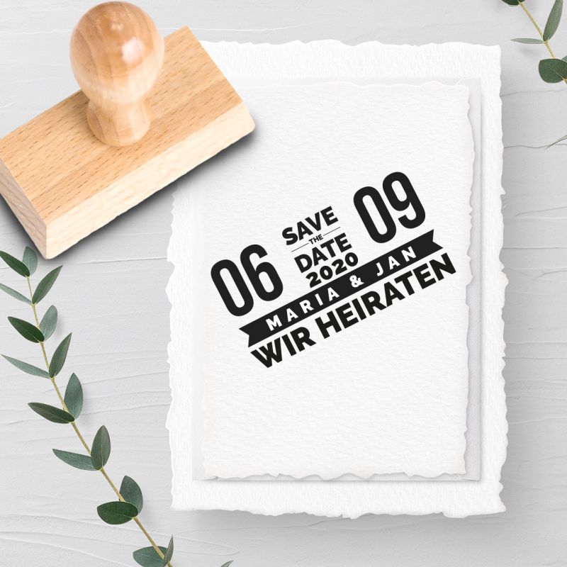 Stempel Save the date 'Constantin' Nr. 14
